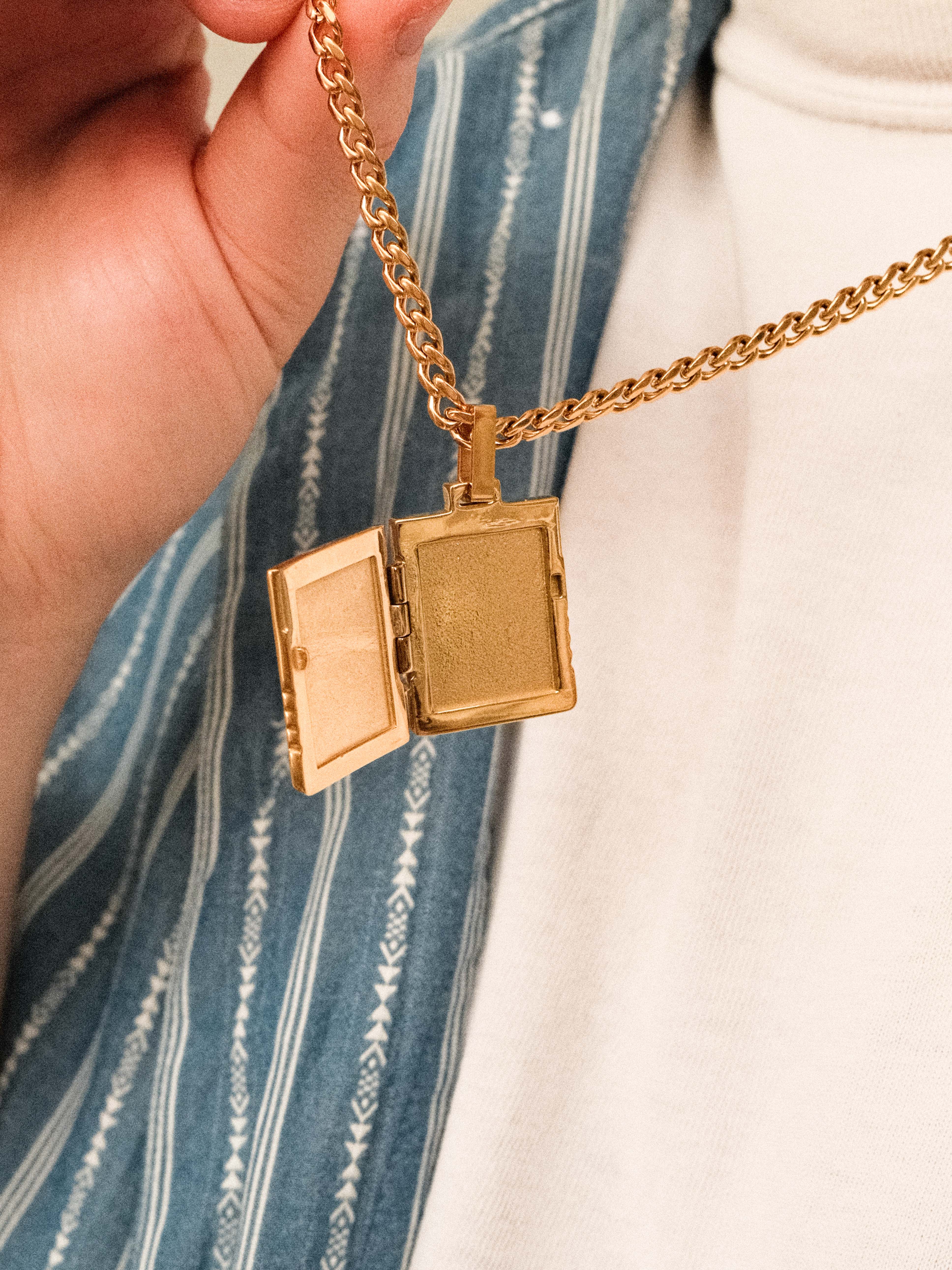 Memory Card Necklace (Gold) - Image 4