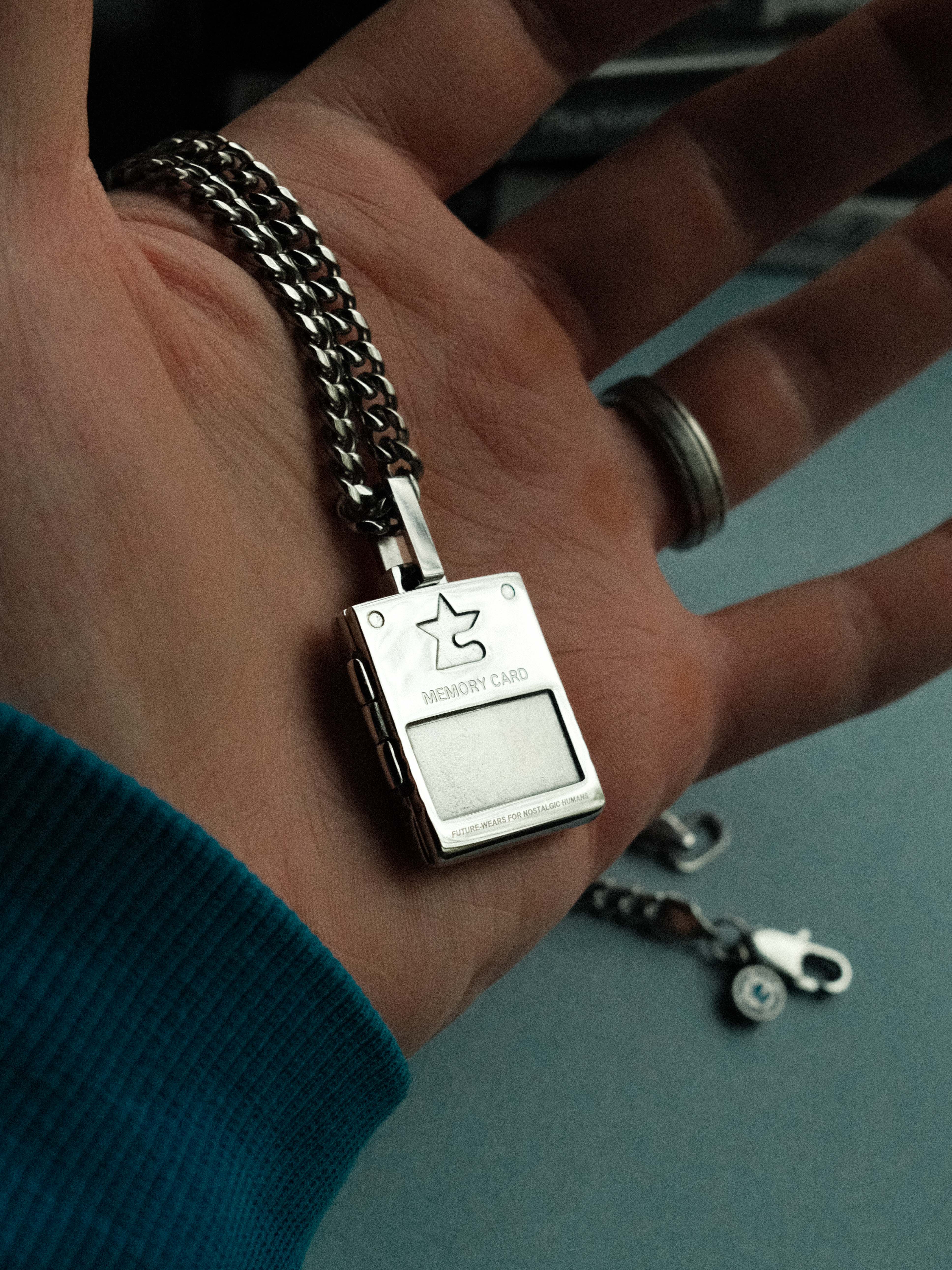 Memory Card Necklace (Steel) - Image 4